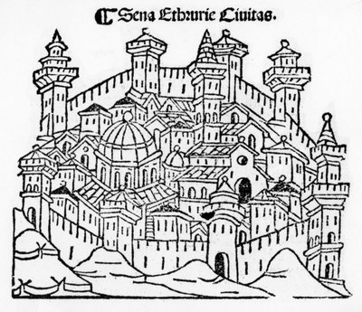 Vista de Siena, de 